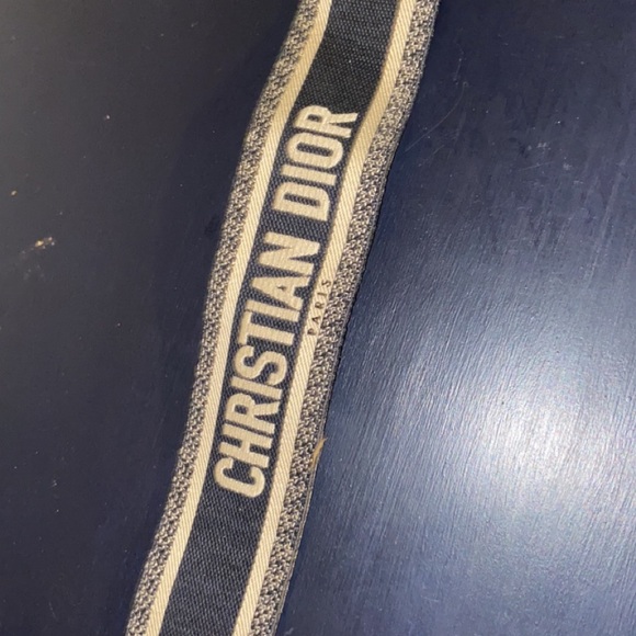 CHRISTIAN DIOR Canvas Embroidered Belt - Picture 6 of 9